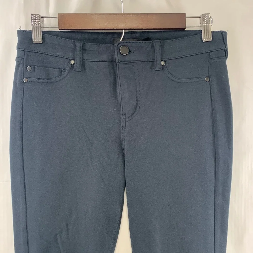 Liverpool Skinny Pants Womens 6/28 Dark Night Teal Blue Stretch XM2015LBBV1 - Picture 2 of 15